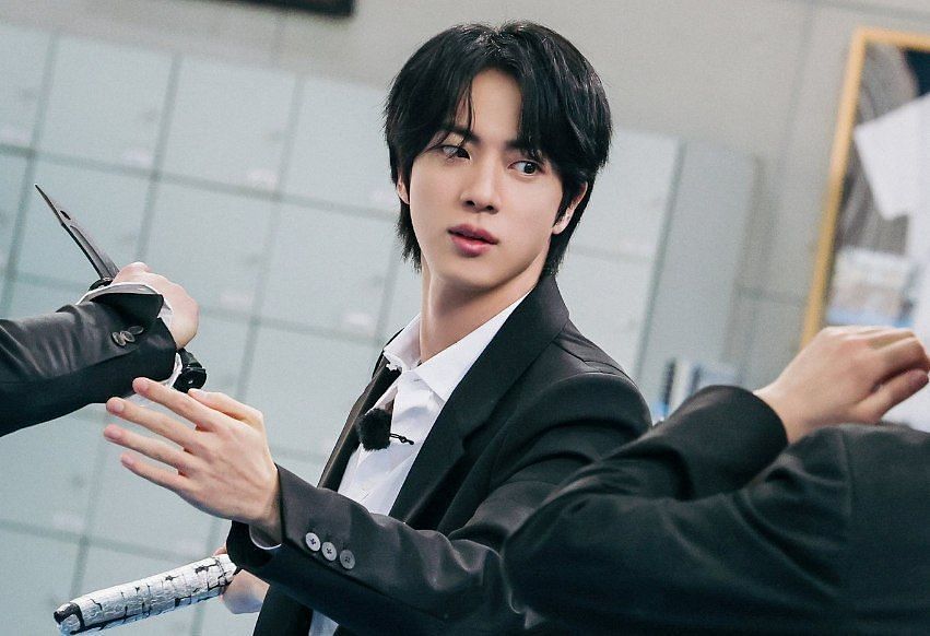 Featuring BTS' Jin (Image via Weverse)